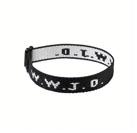 WWJD Braided Rope Bracelet