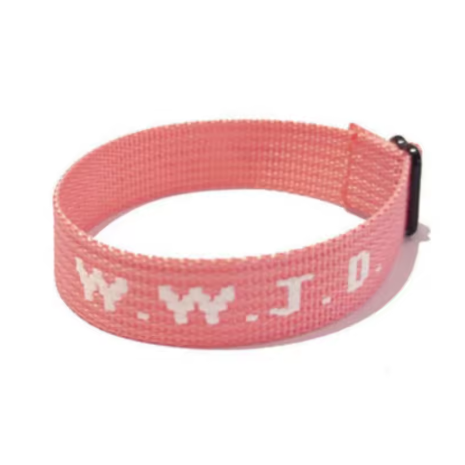 WWJD Braided Rope Bracelet