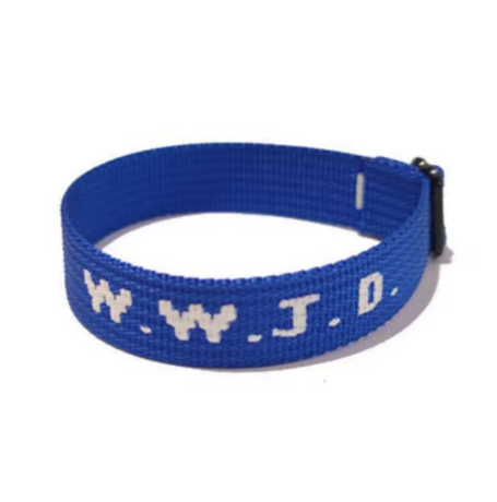 WWJD Braided Rope Bracelet